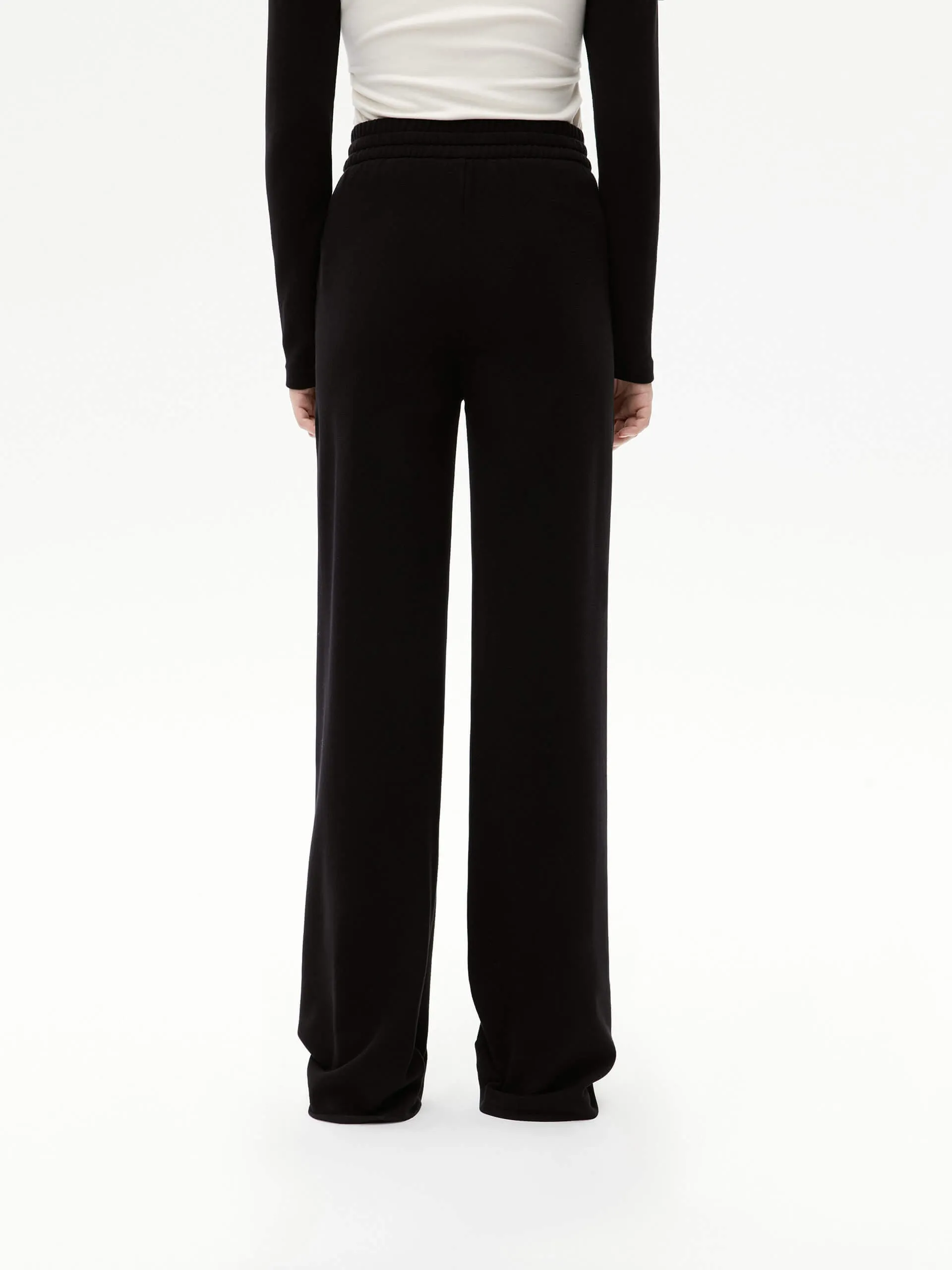 Drawstring Straight Leg Trousers