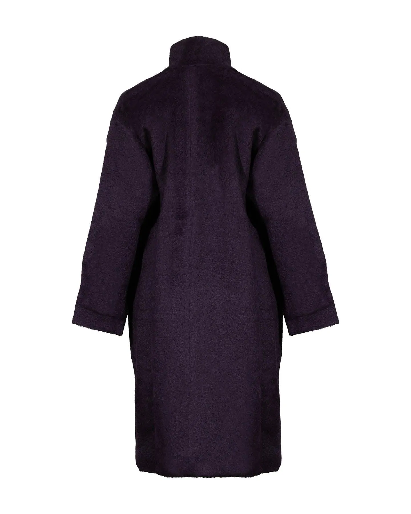 Eileen Fisher Alpaca Stand Collar Coat