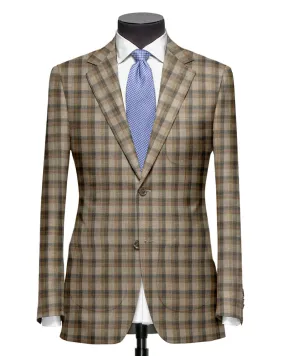 EThomas Tan Choco Checks Jacket