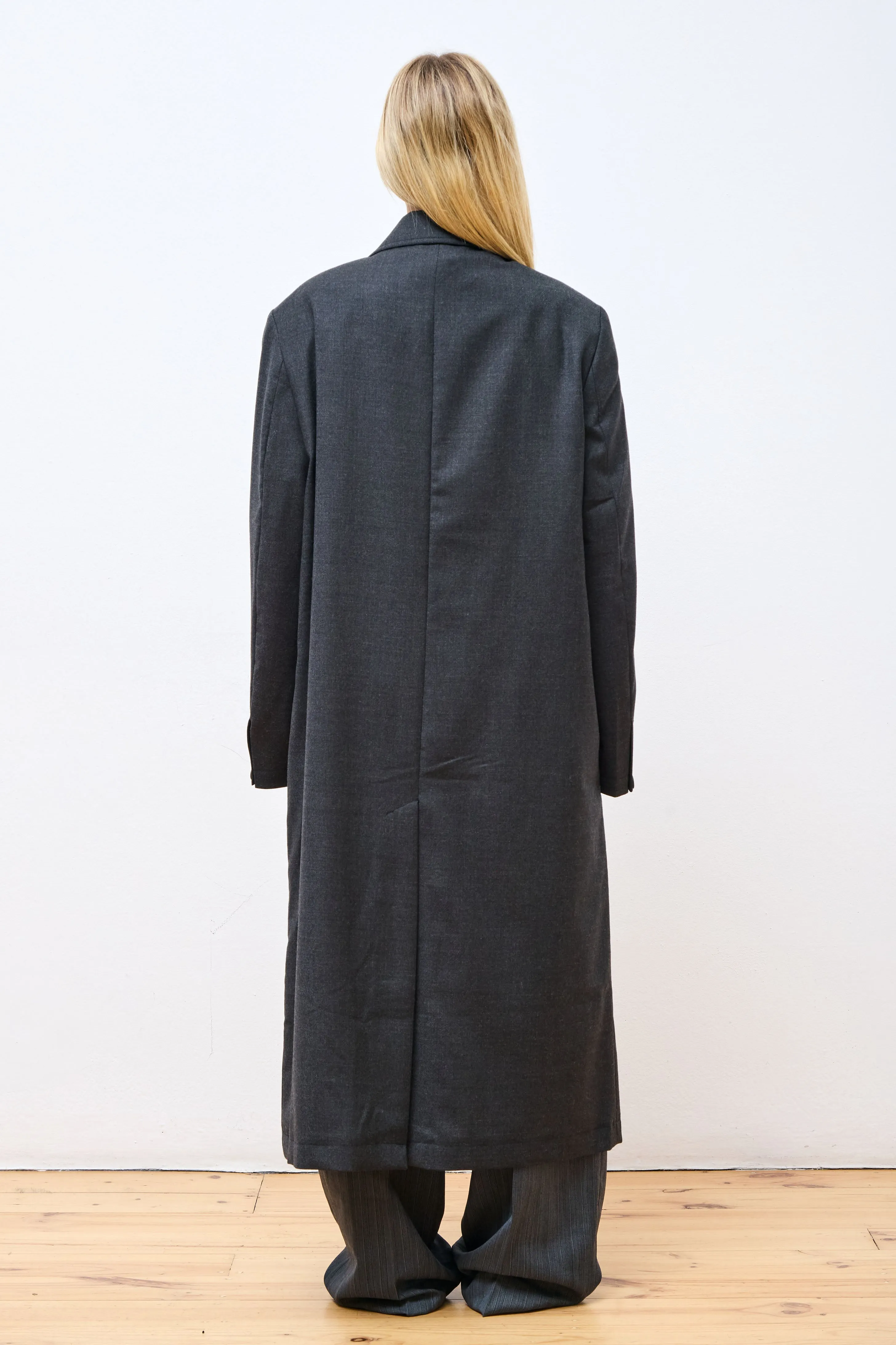 Evening Coat Dark Grey