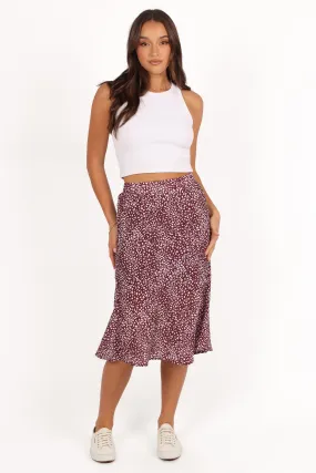 Falco Skirt - Burgundy