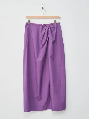 Finx Cotton Weather Twist Skirt - Purple