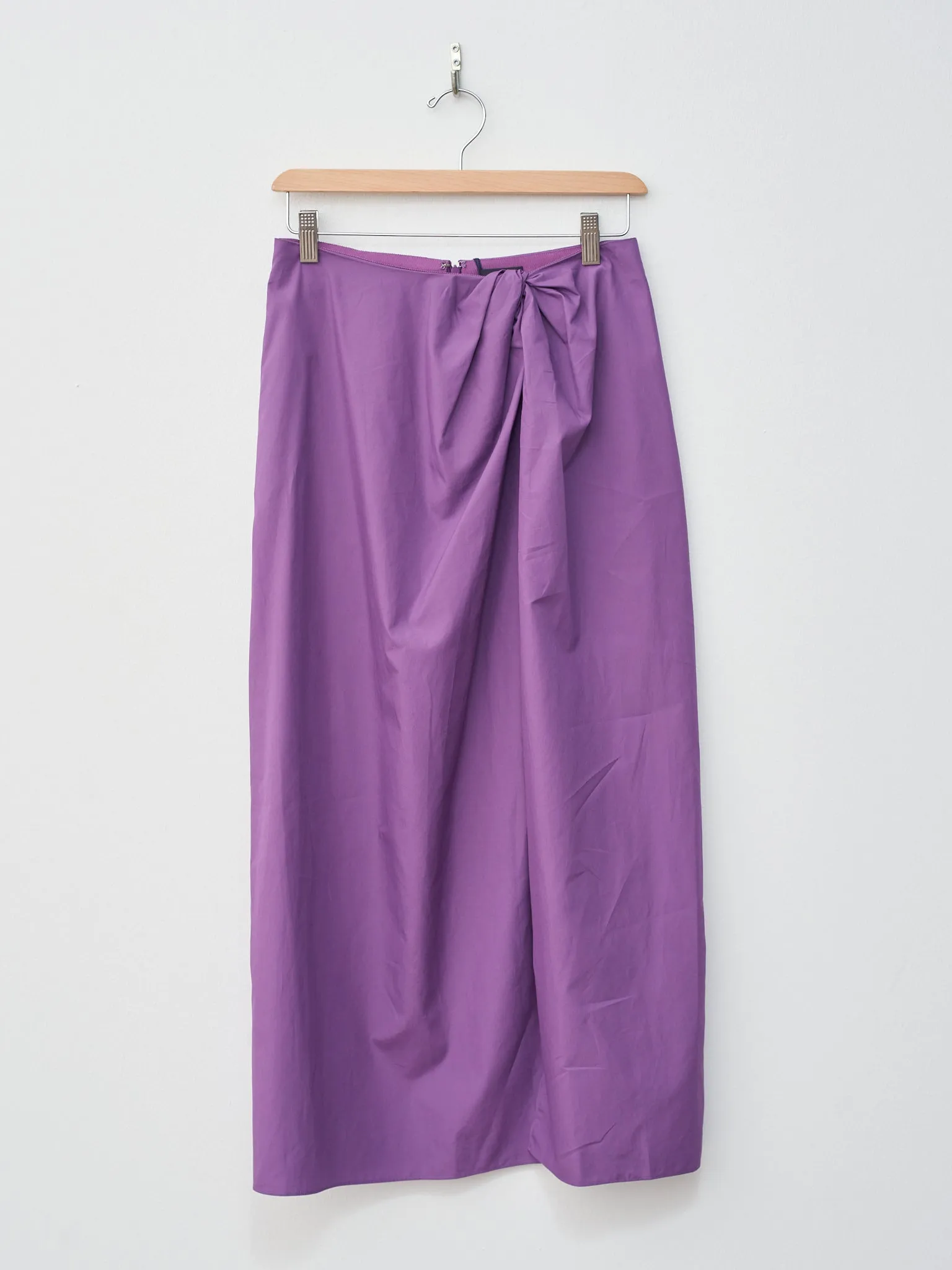 Finx Cotton Weather Twist Skirt - Purple