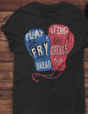 Float Like Fry Bread Black Tee-Shirt