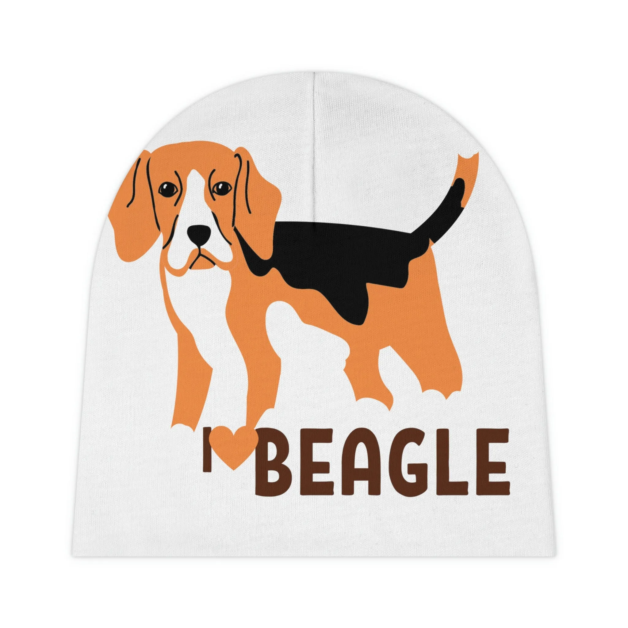 I love my Beagle Dog POD Baby Beanie (AOP)