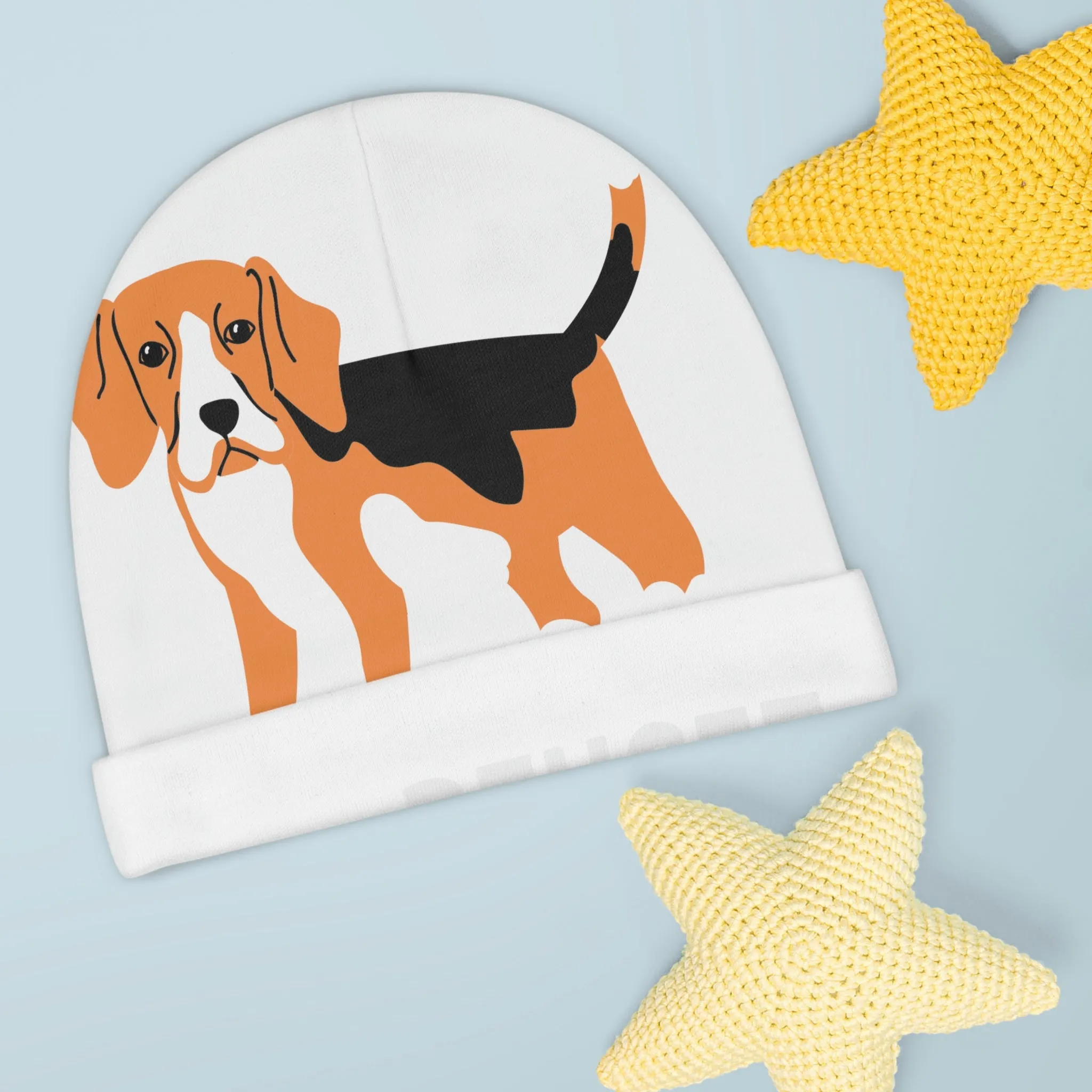 I love my Beagle Dog POD Baby Beanie (AOP)