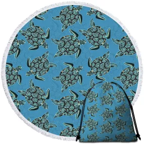 I Sea Turtles Towel   Backpack