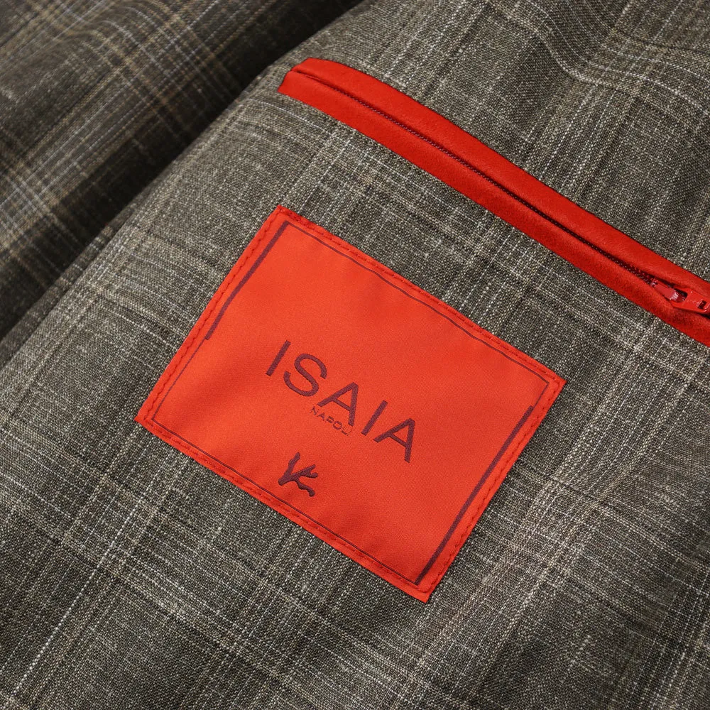 Isaia Lightweight Wool-Silk-Linen Coat