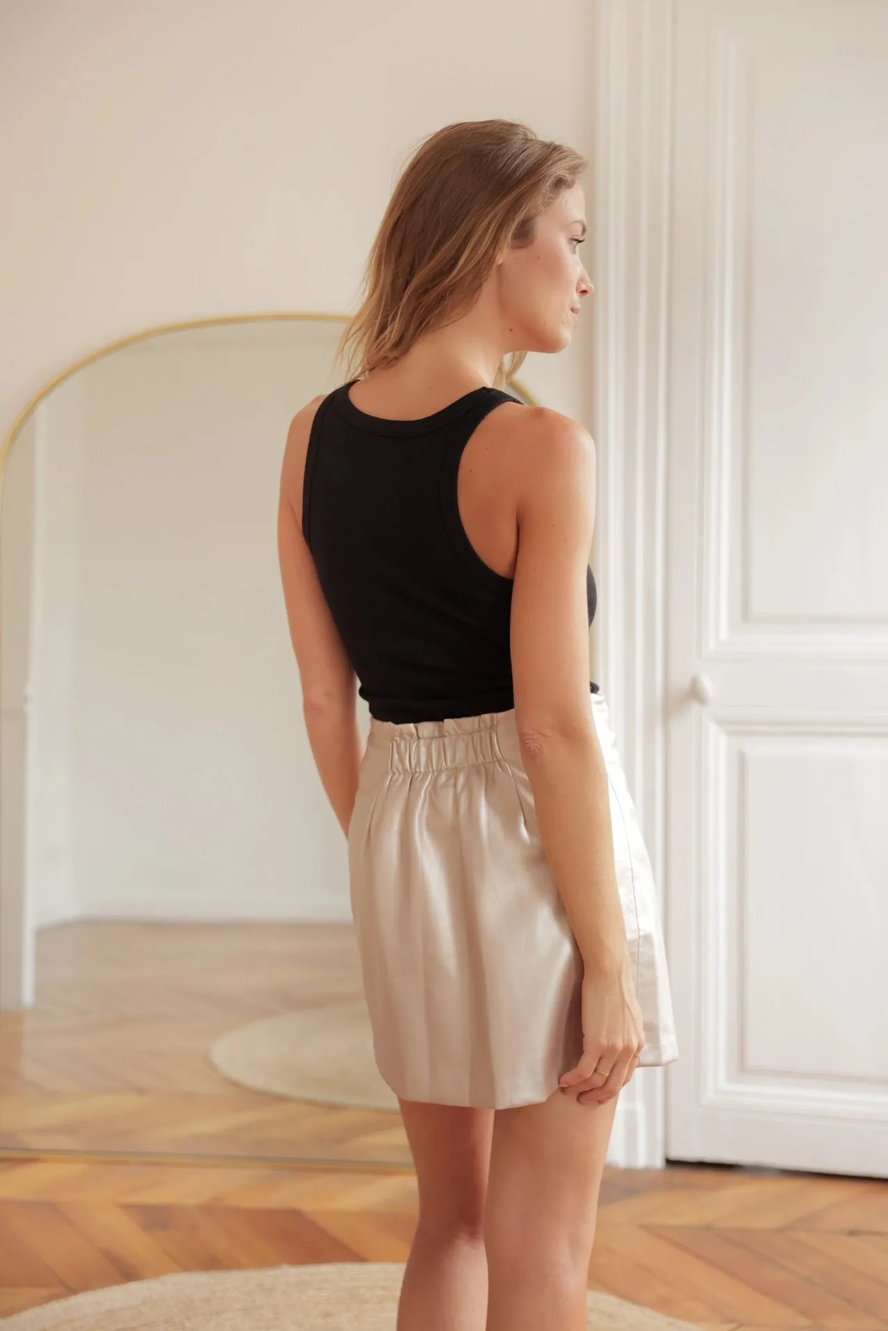 Judith Skirt | Champagne Gold