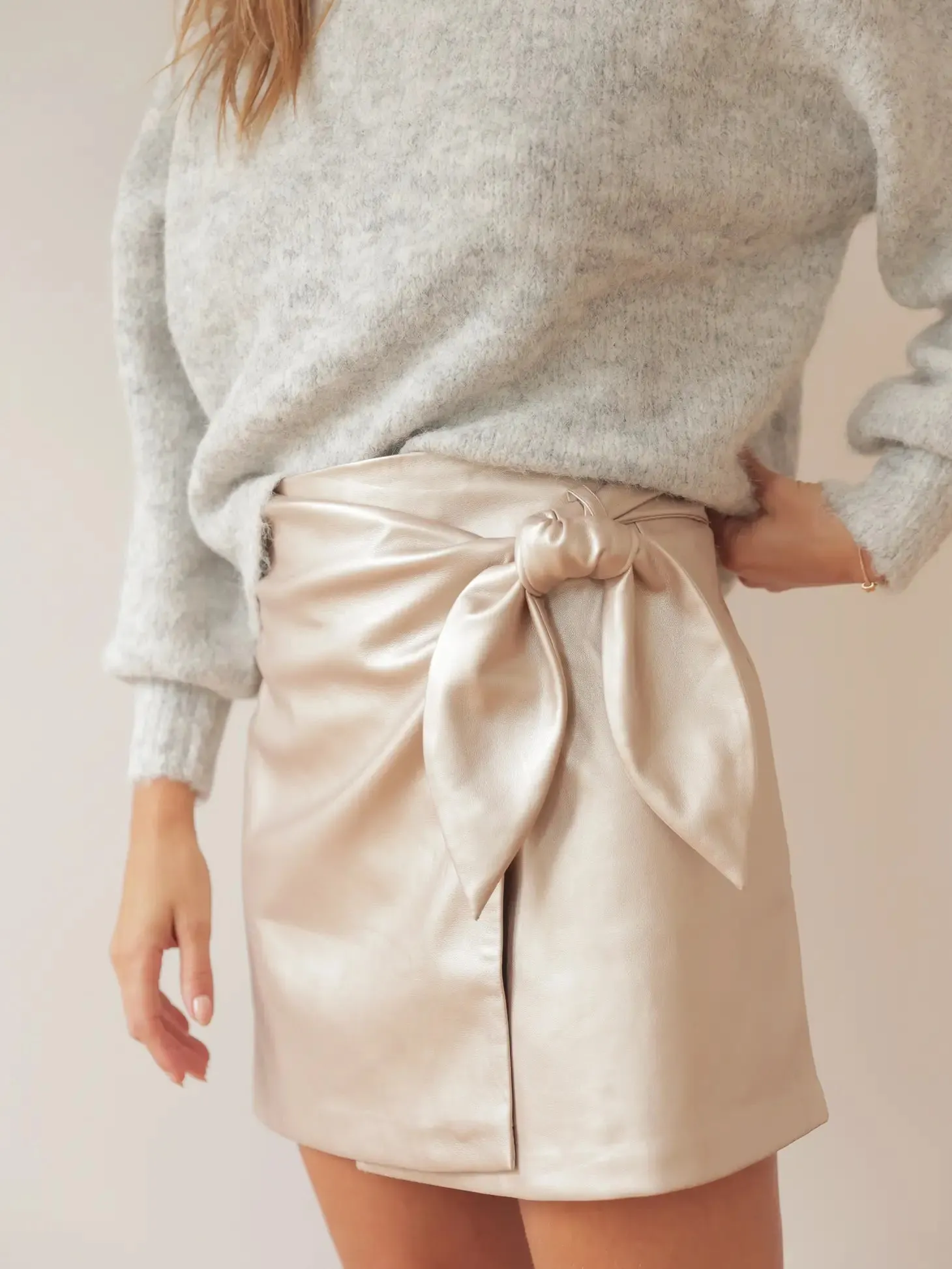 Judith Skirt | Champagne Gold