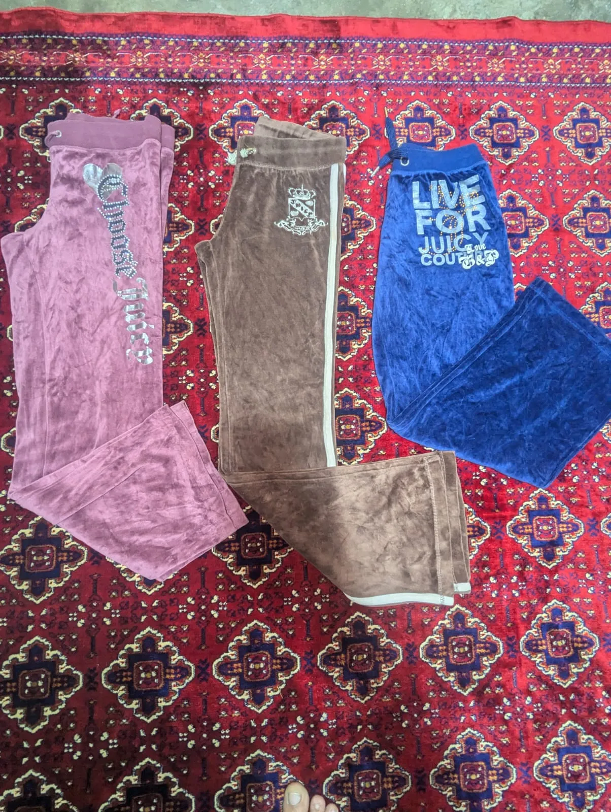 Juicy couture pant bottoms 13 pieces