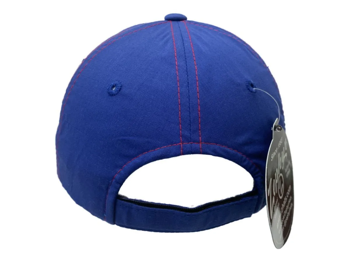 Kansas Jayhawks Zephyr WOMEN'S Blue Lightweight Adjustable Strap Slouch Hat Cap