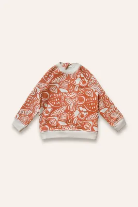 Kids' Harvest Sweatshirt Orange