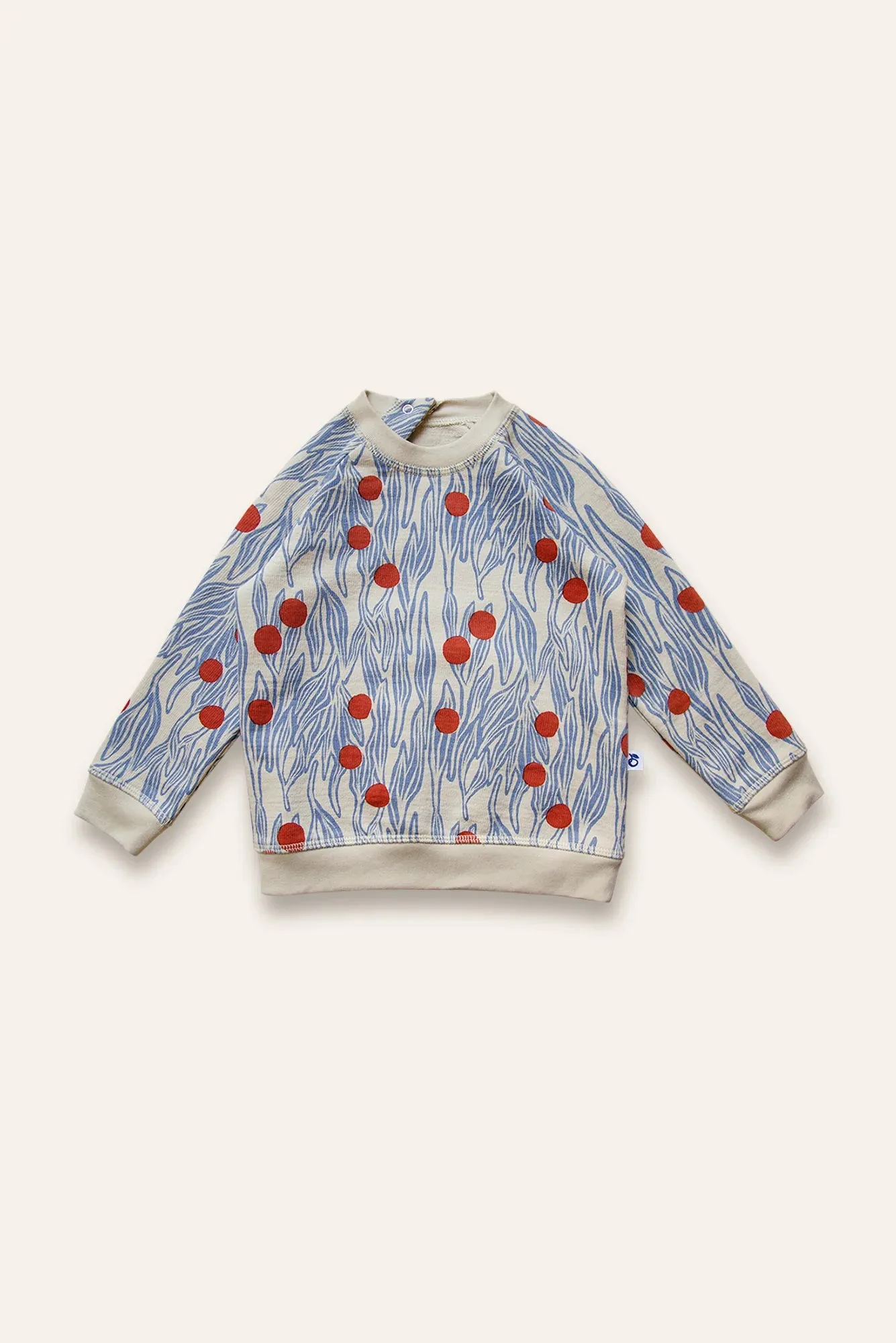 Kids' Winter Berries Sweatshirt Blue