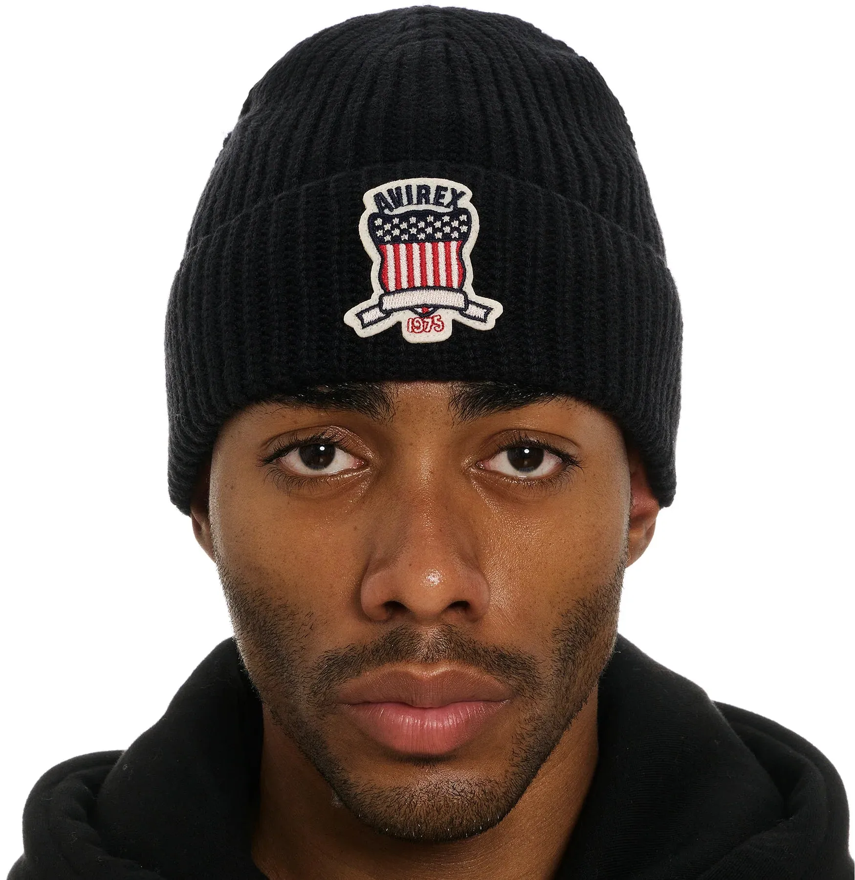 Knitted Icon Beanie (Black) - AVF23BA01