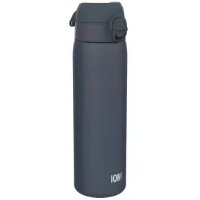 Leak Proof Slim Thermal Steel Water Bottle, Insulated, Ash Navy, 500ml (17oz)