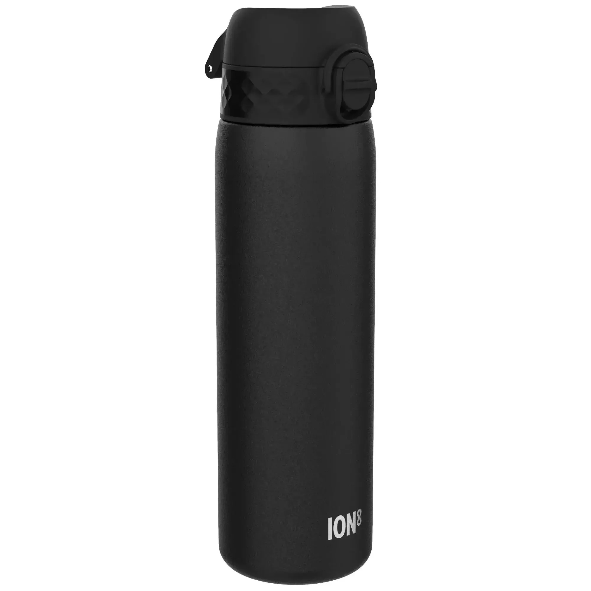 Leak Proof Slim Thermal Steel Water Bottle, Insulated, Black, 500ml (17oz)