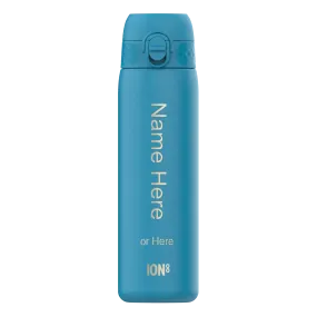 Leak Proof Slim Thermal Steel Water Bottle, Personalised, Insulated, 500ml