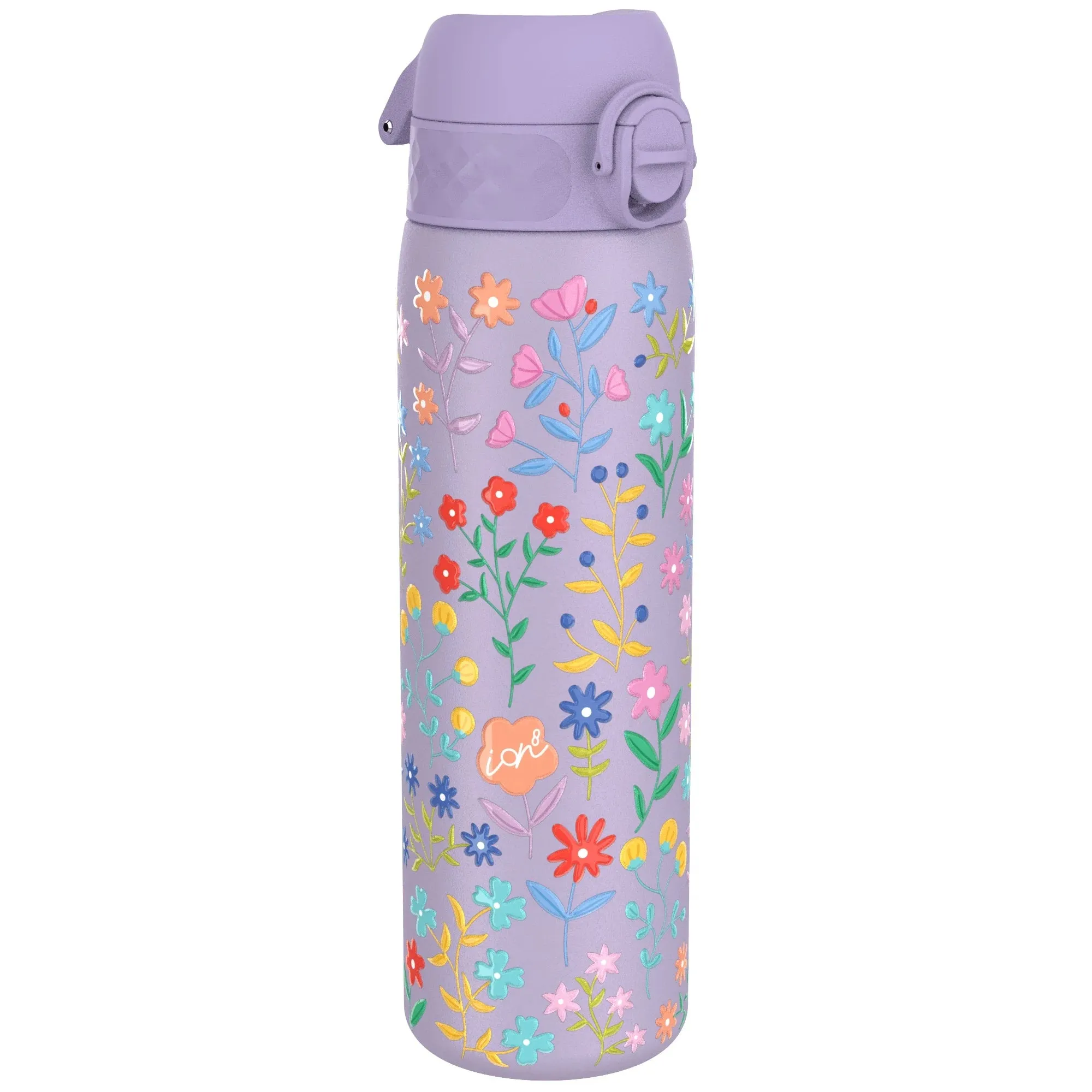 Leak Proof Slim Thermal Water Bottle, Insulated Steel, Ditsy Floral, 500ml (17oz)