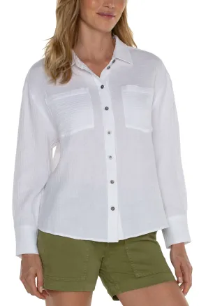 LONG SLEEVE BUTTON UP SHIRT