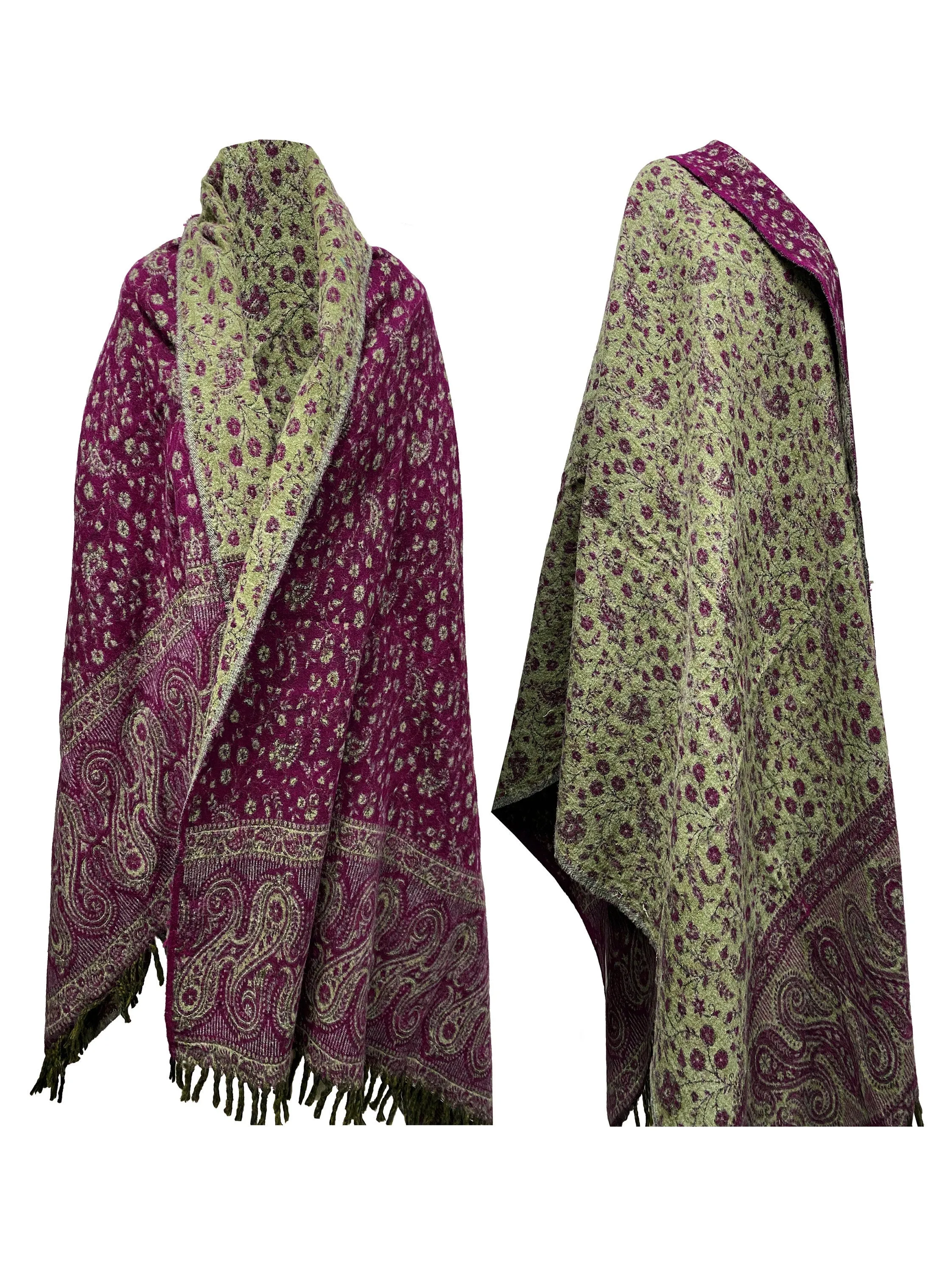 LUXURY HANDMADE soft MAGENTA colour Scarf Yak Wool comfortable scarf Blanket stole unisex Travel Wrap Meditation Soft Shawl special Gift