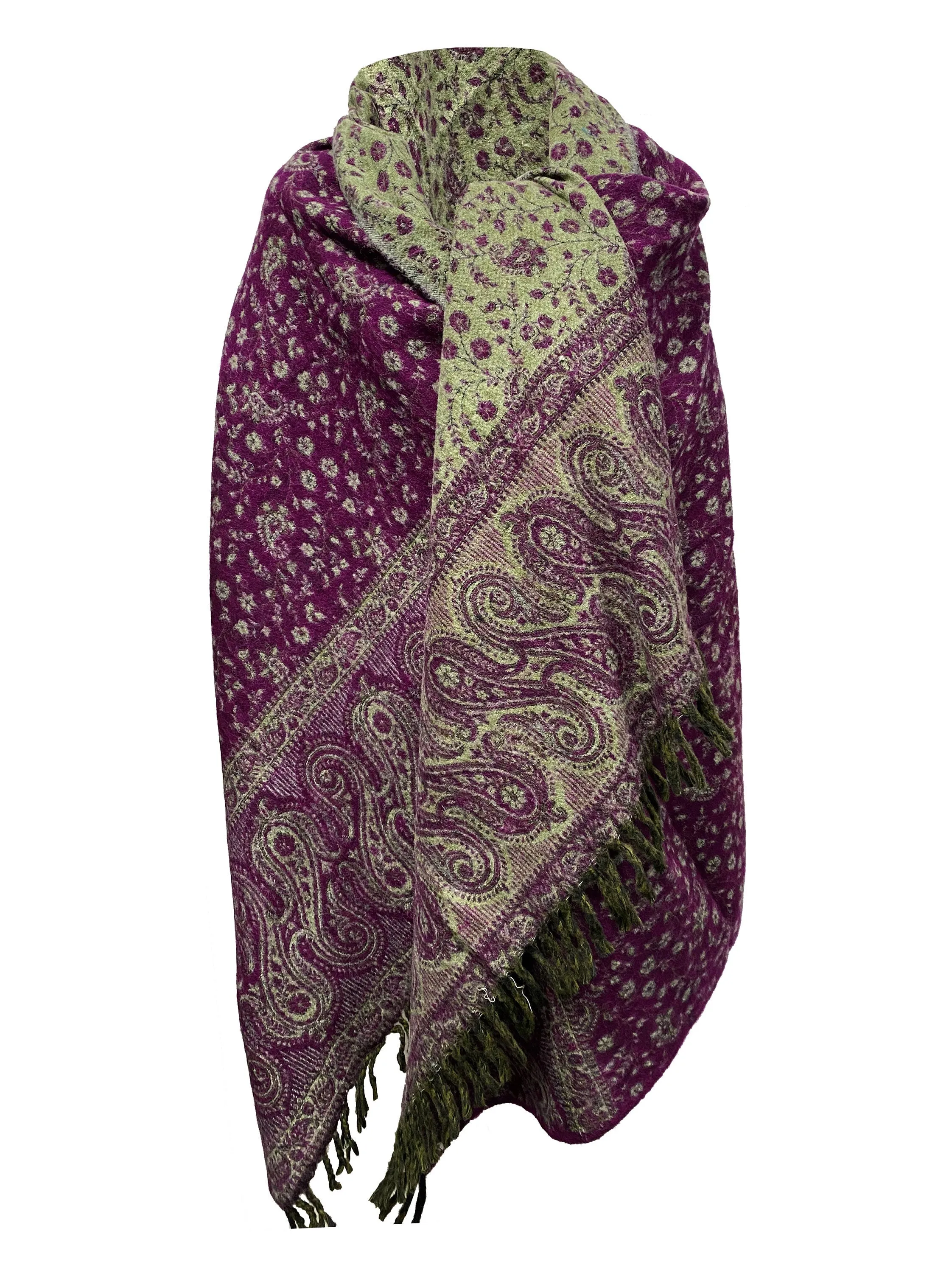 LUXURY HANDMADE soft MAGENTA colour Scarf Yak Wool comfortable scarf Blanket stole unisex Travel Wrap Meditation Soft Shawl special Gift