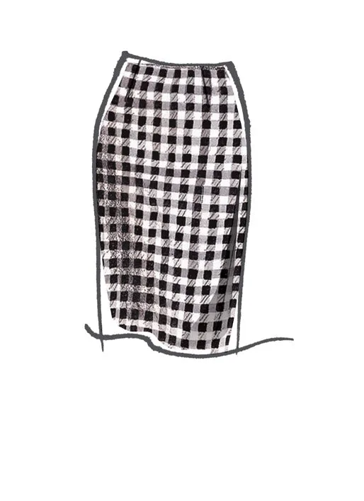 M8051 #MarieMcCalls - Misses' Pencil Skirts In Five Lengths