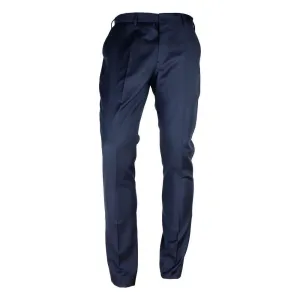 Made in Italy Elegant Milano Wool Blend Men's Trousers