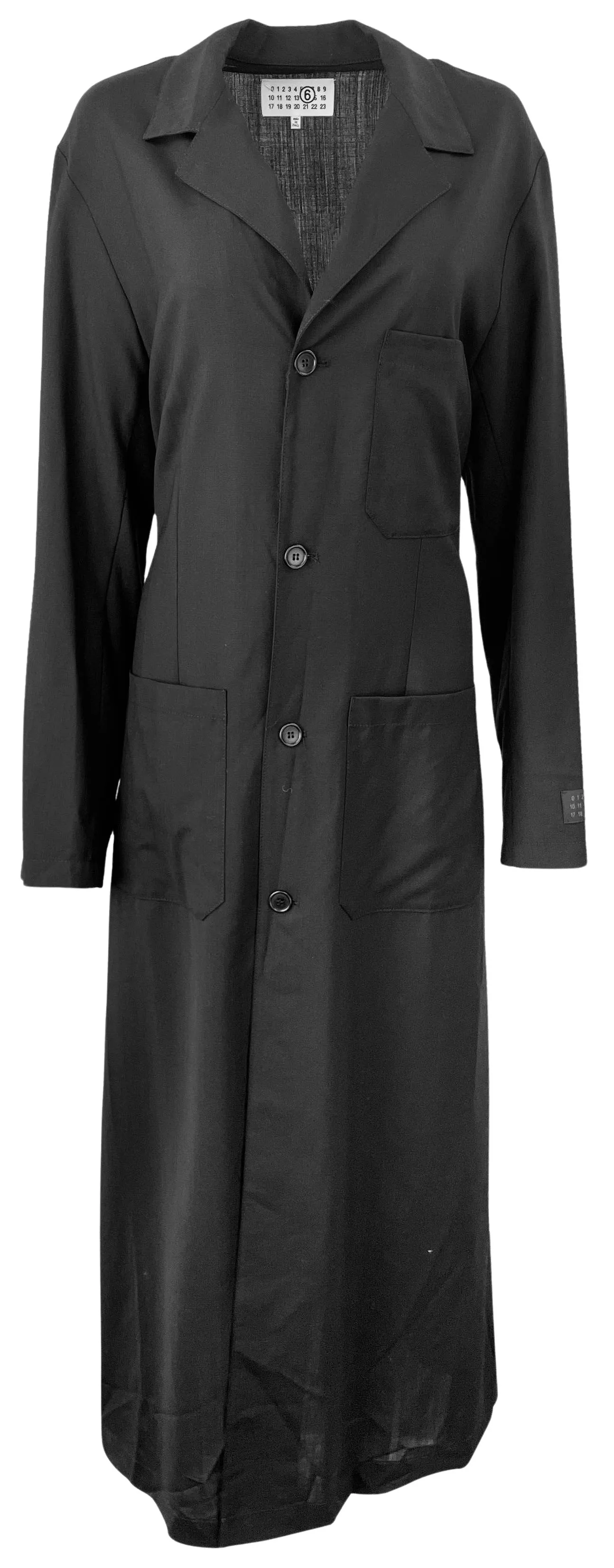 Maison Margiela Long Coat in Black