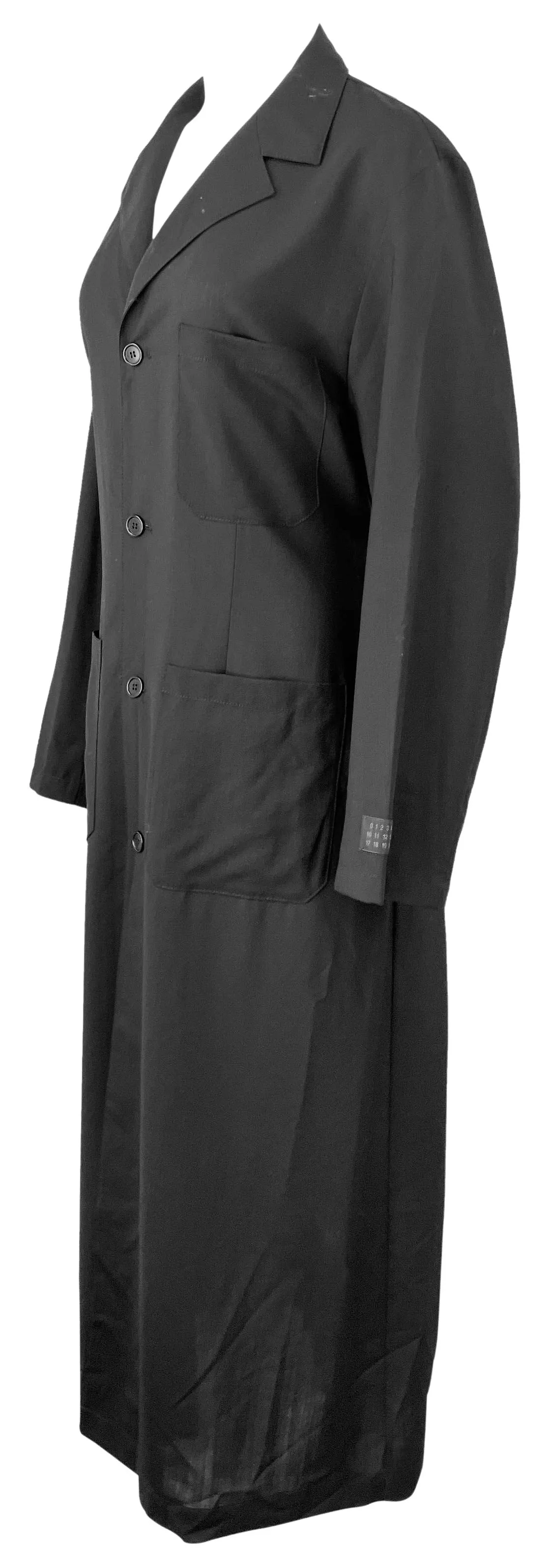 Maison Margiela Long Coat in Black