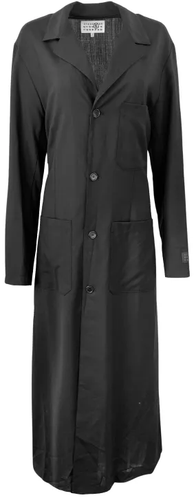 Maison Margiela Long Coat in Black