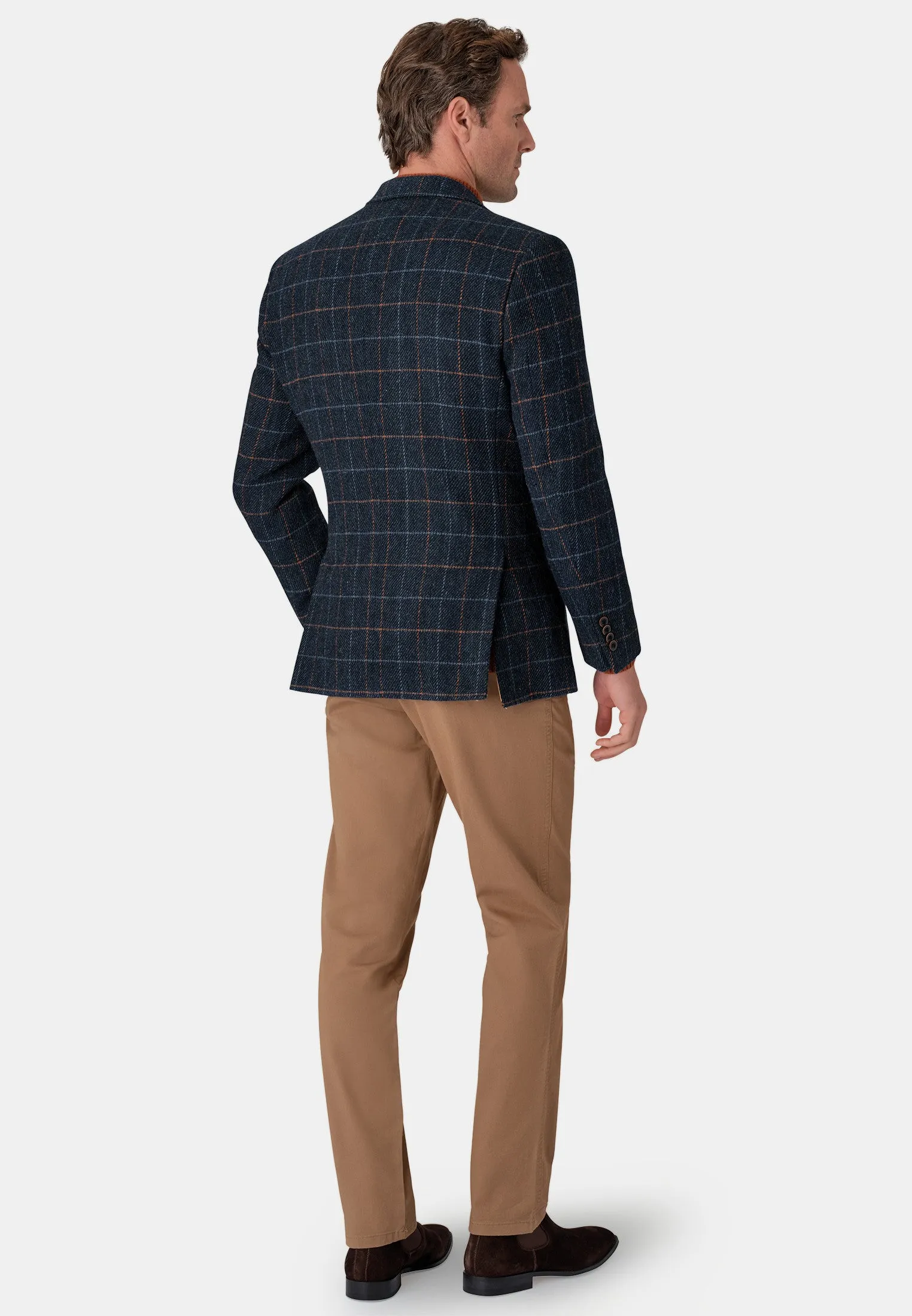 Mens Harris Tweed Tailored Fit Jacket - Aird