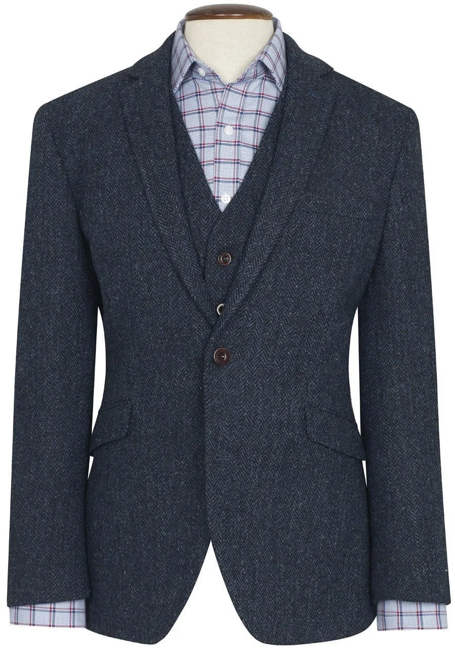 Mens Harris Tweed Tailored Fit Jacket - Stranraer