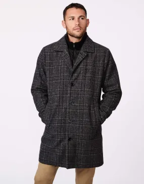 Men's Versatile Valley Plaid Wool Coat