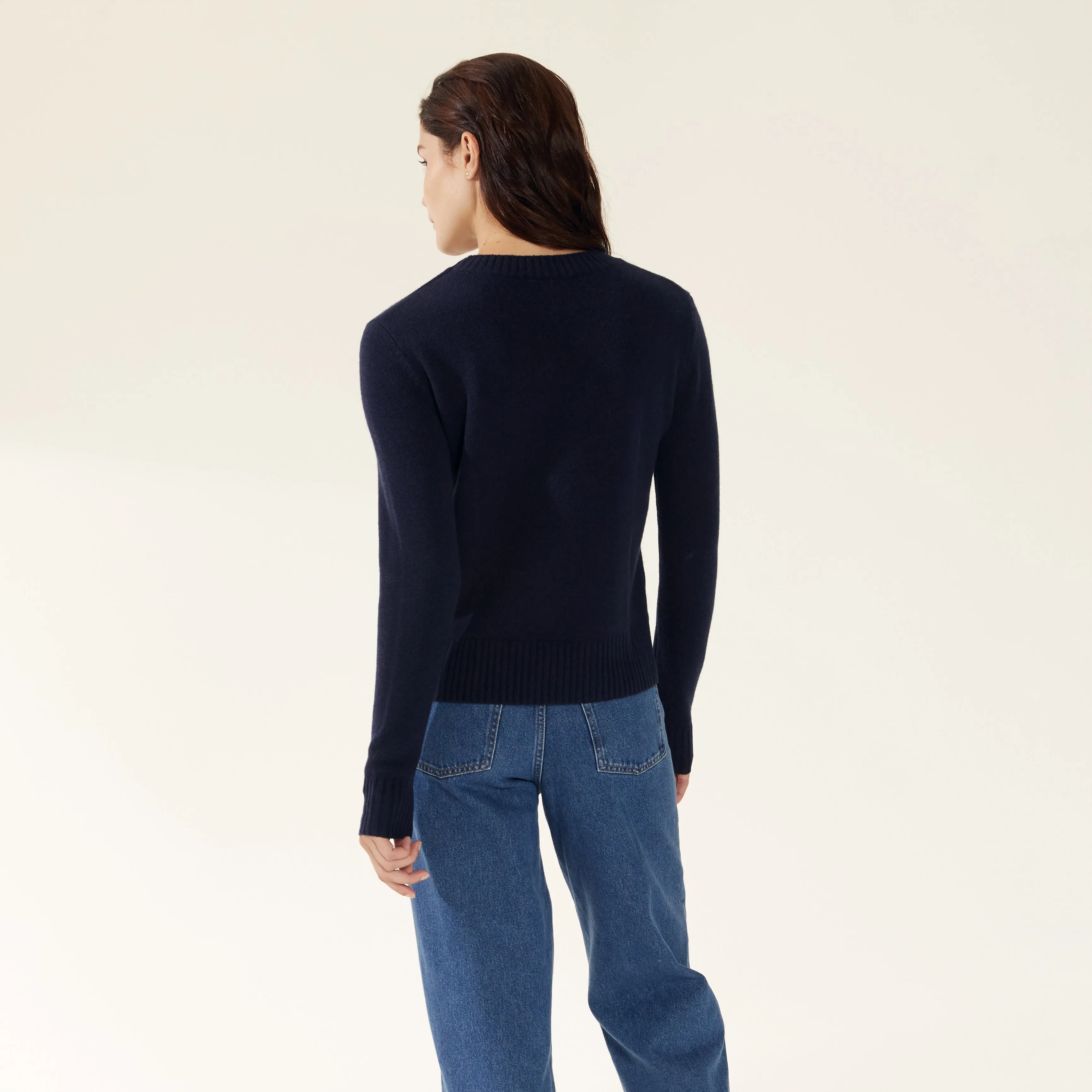 Mila Cashmere Boxy Crop Sweater