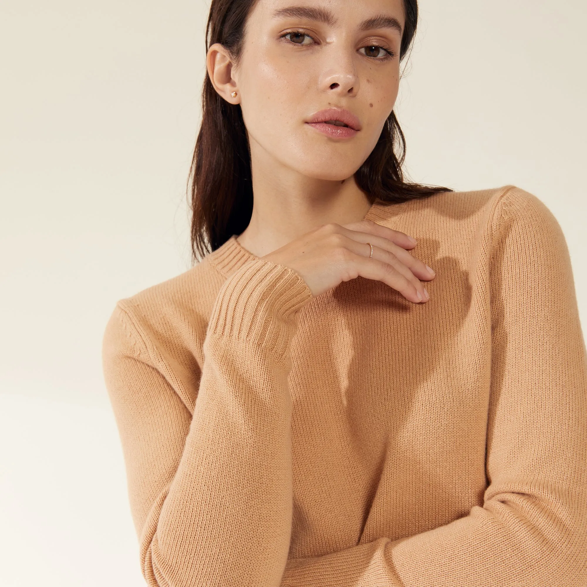 Mila Cashmere Boxy Crop Sweater