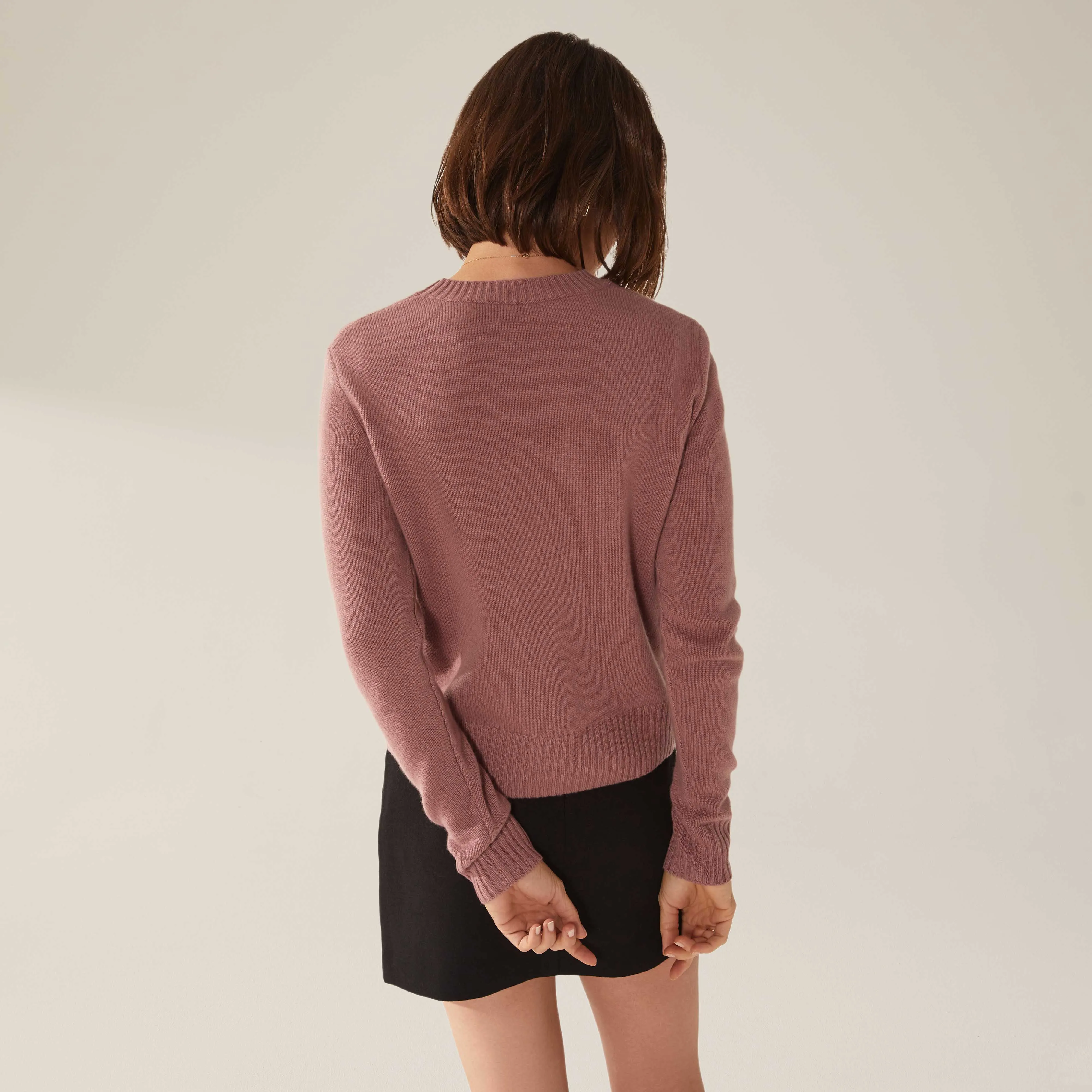 Mila Cashmere Boxy Crop Sweater