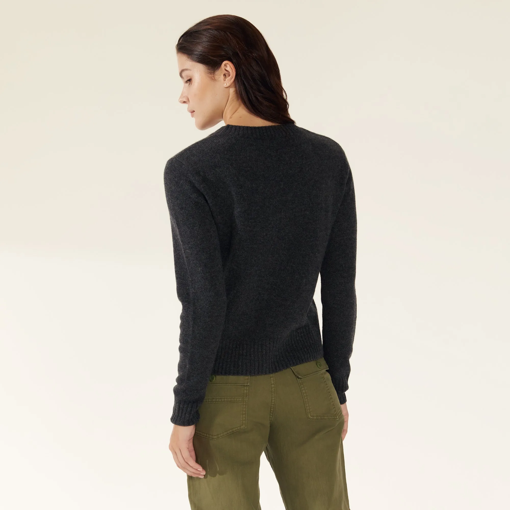 Mila Cashmere Boxy Crop Sweater