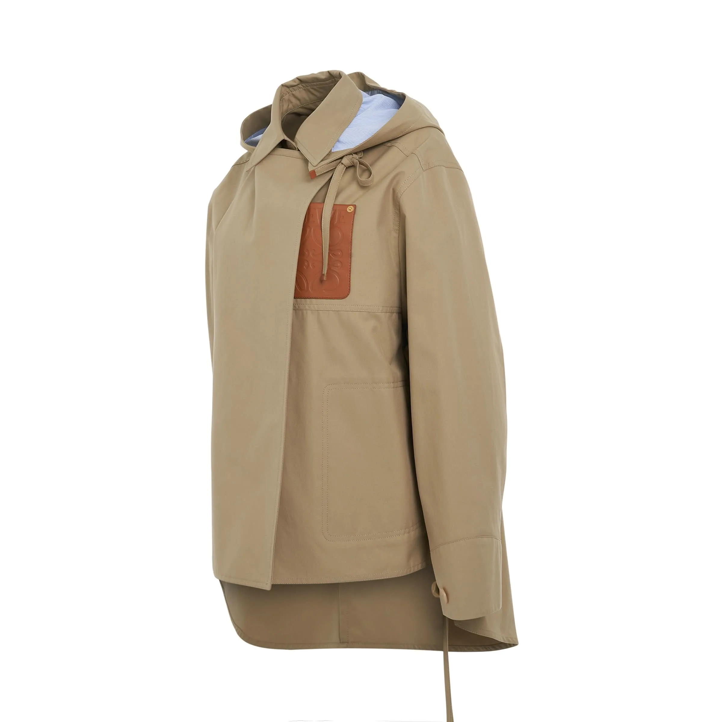 Military Hooded Parka in Sweet Caramel