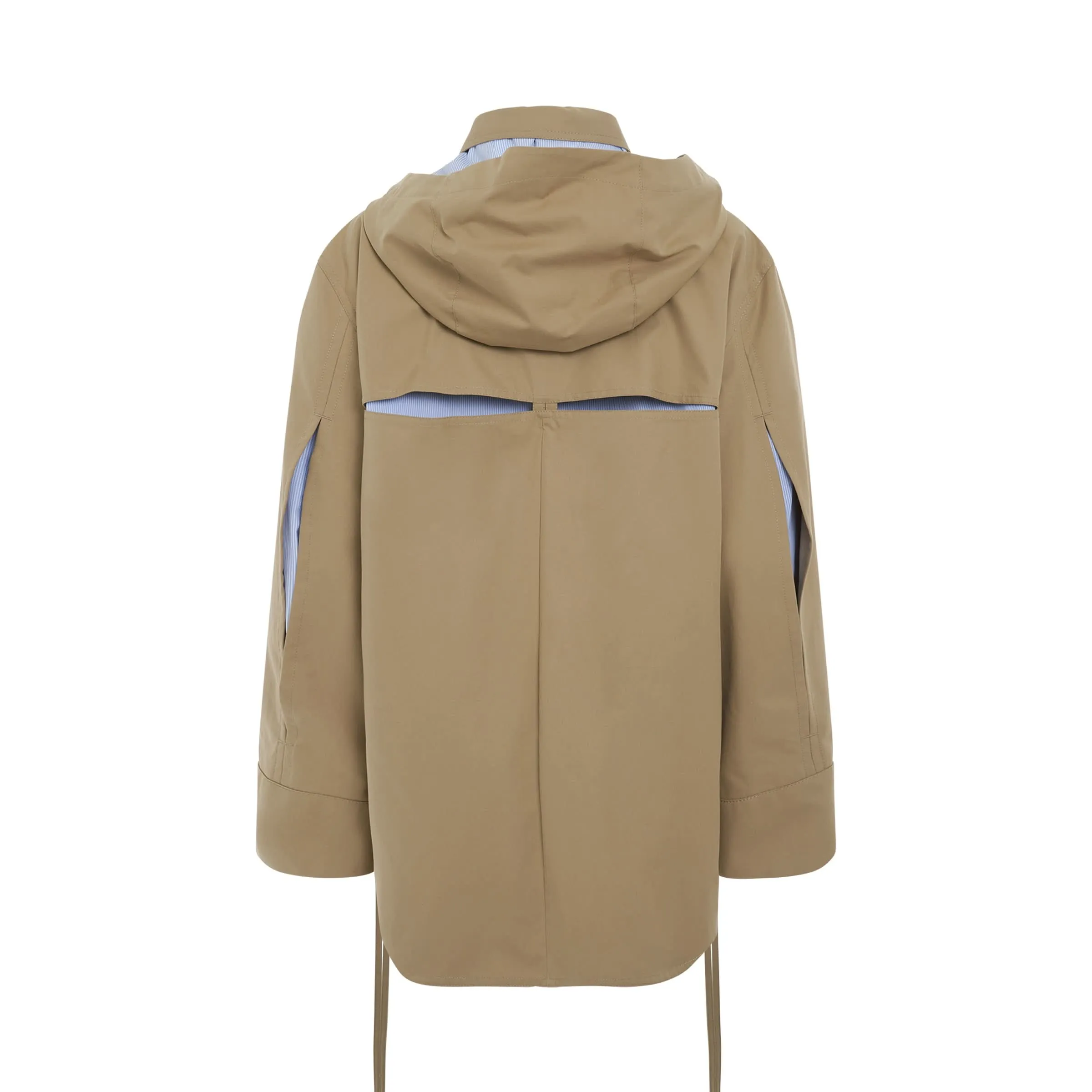 Military Hooded Parka in Sweet Caramel