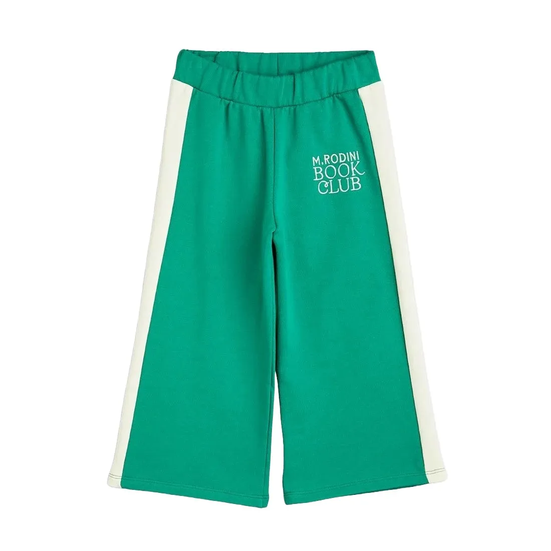 MINI RODINI - Book Club Embroidered Sweatpants - Green