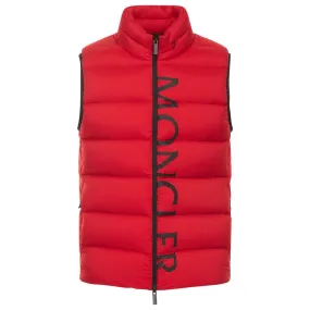 Moncler Red Down Amak Bodywarmer