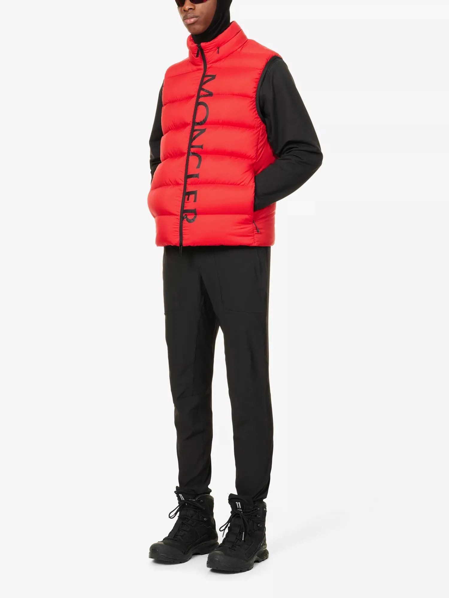 Moncler Red Down Amak Bodywarmer