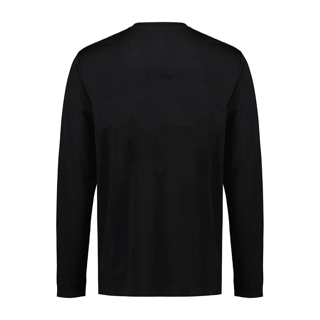 Mons Royale Icon Air Con Long Sleeve Thermal Top - Black