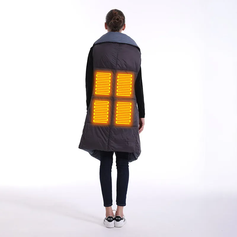 Multifunctional heating blanket winter new heating vest outdoor warm electric shawl