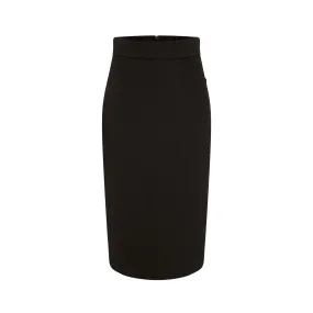 Nuccia Tailored Wool Pencil Skirt