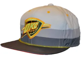 Oklahoma City Thunder Mitchell & Ness Gray Neon Lightweight Snapback Hat Cap