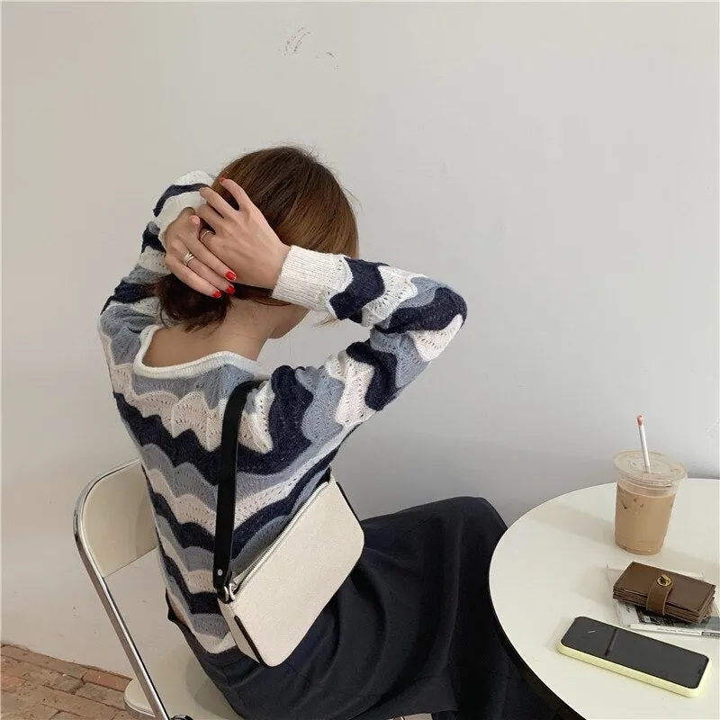 Oversize Autumn Vintage Loose Winter Knitted Cardigan Sweater