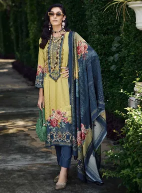 Pakistani Print Pashmina Unstitched Winter Suits Fabric for Women