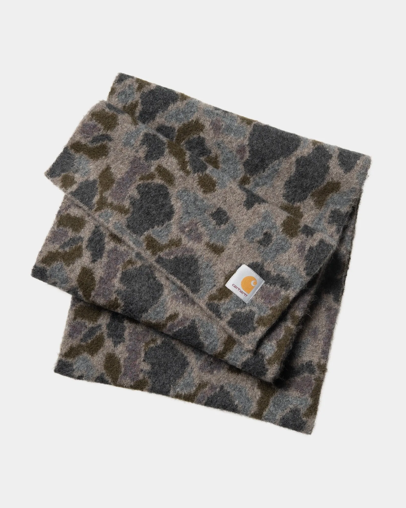 Palmer Scarf | Grey Camo Duck Jacquard